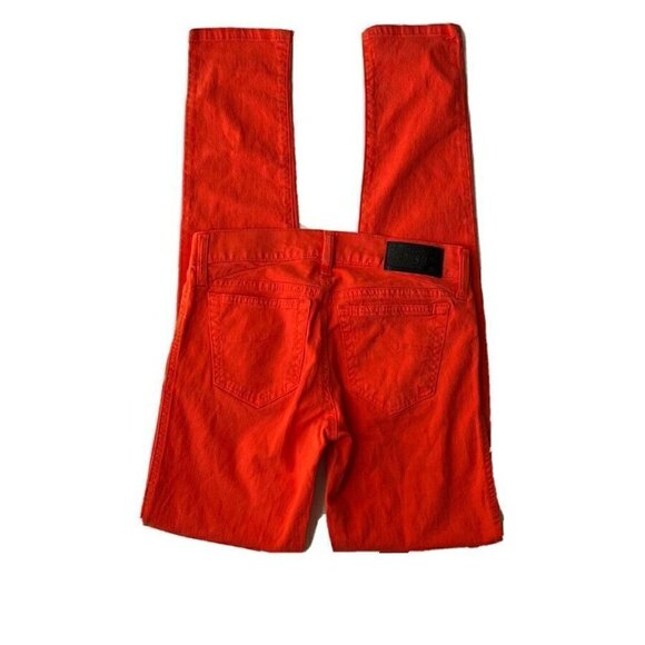 Diesel Women Denim Orange Getlegg Slim Skinny 0019Z Jeans Size W26 - Picture 6 of 8